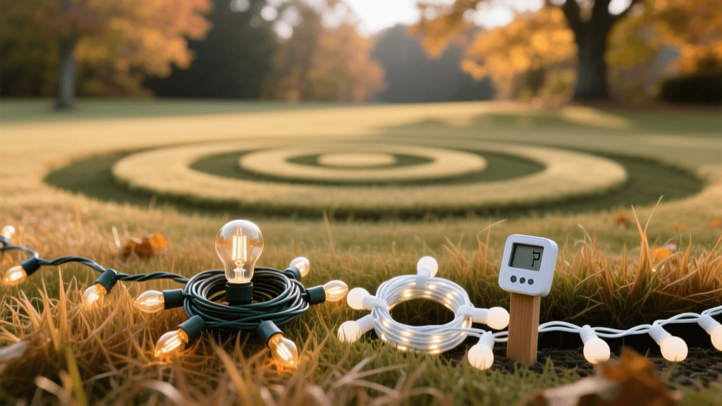 2026 Holiday Lights & Mowing Patterns: LED Wattage and Timer Guide
