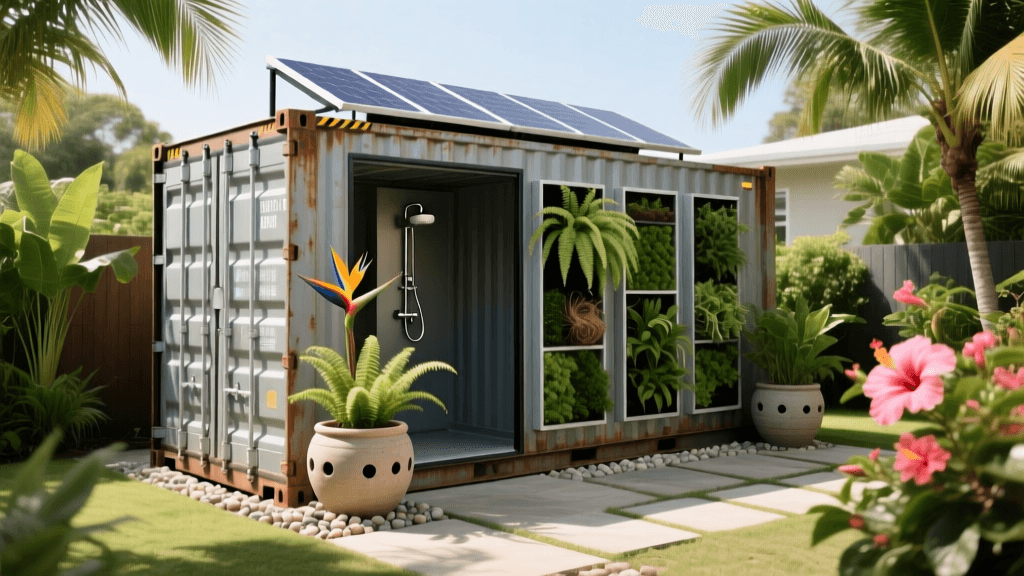 2026 Solar Outdoor Showers: Container Privacy Enclosures