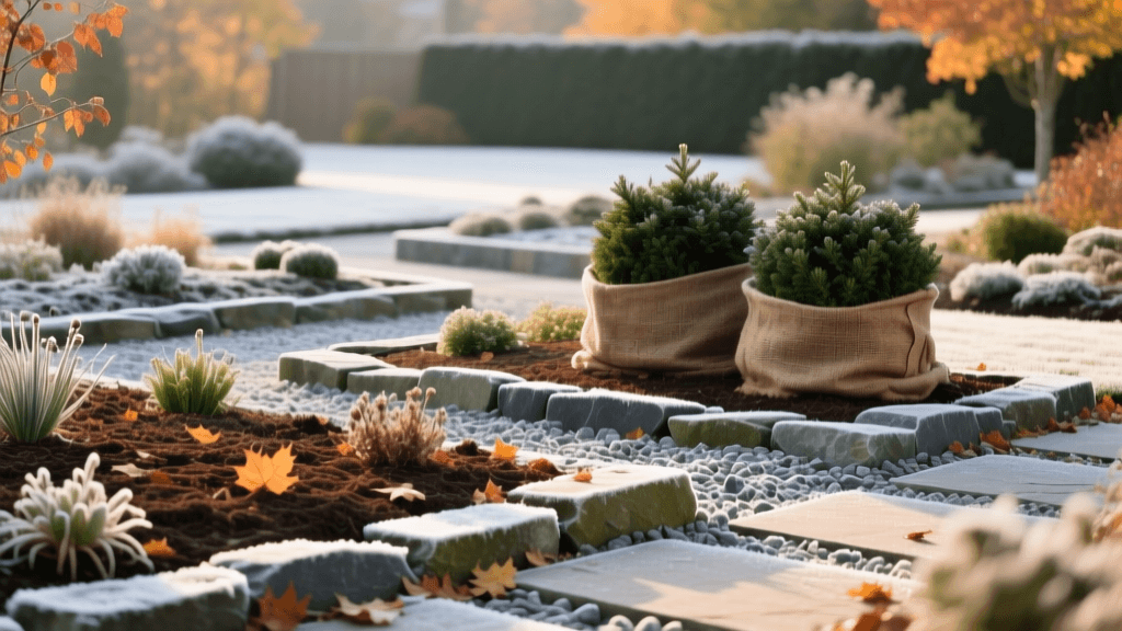 Fall Landscape Maintenance: Winterizing Beds and Hardscapes