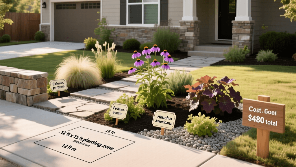 Front Yard Curb Appeal Makeover On Budget
