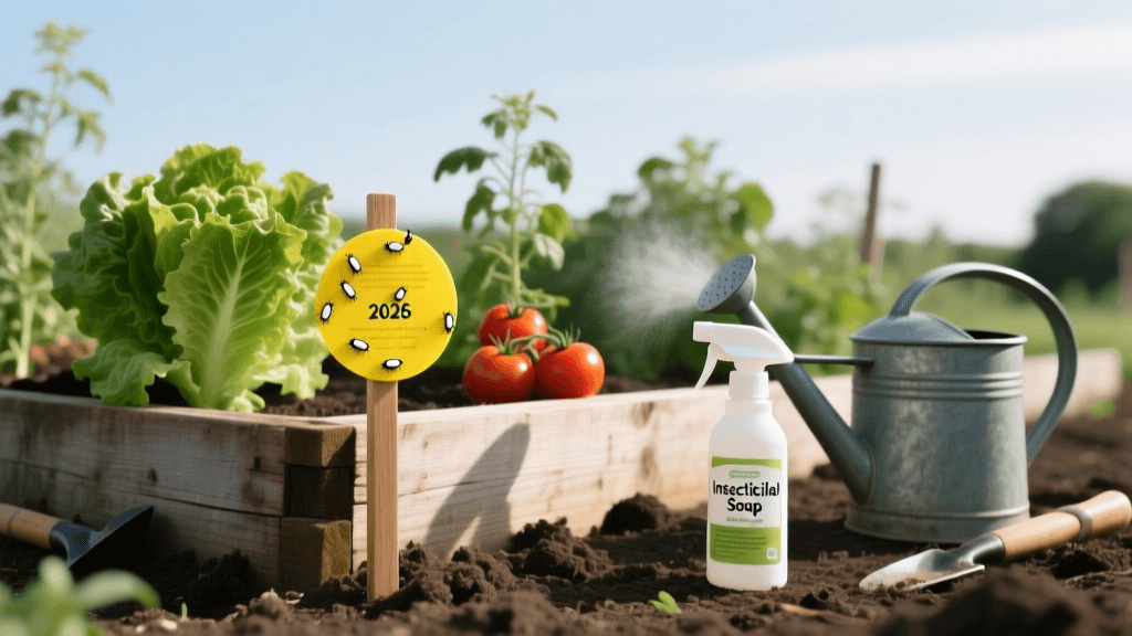 Whitefly Control 2026: Sticky Traps & Soap Spray for Raised Beds