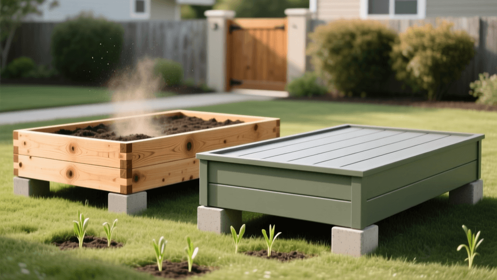 Cedar vs Composite Raised Beds 2026: Cost, Longevity & Soil Aeration
