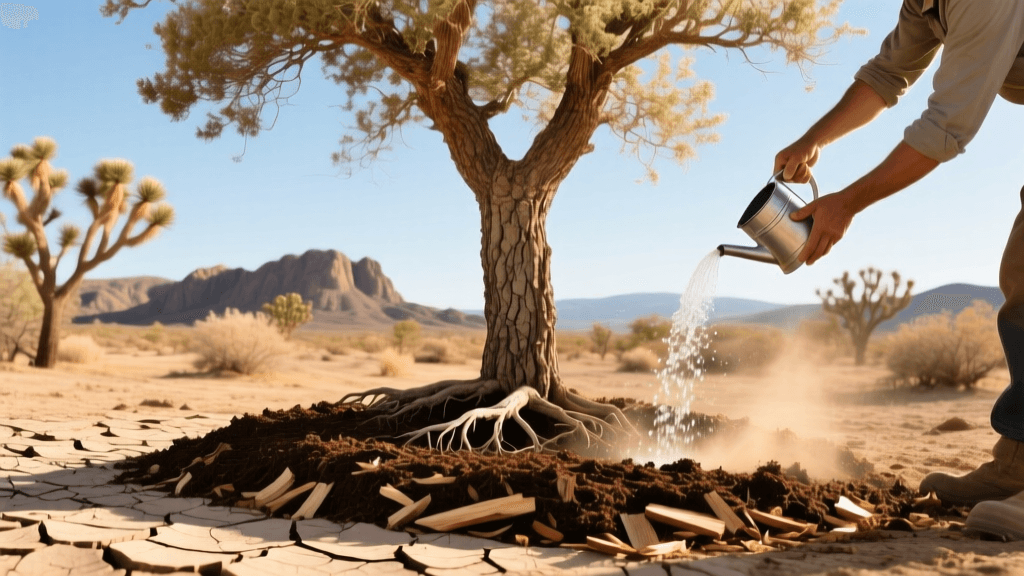 Southwest Tree Care: Deep Watering and Mulching Tips