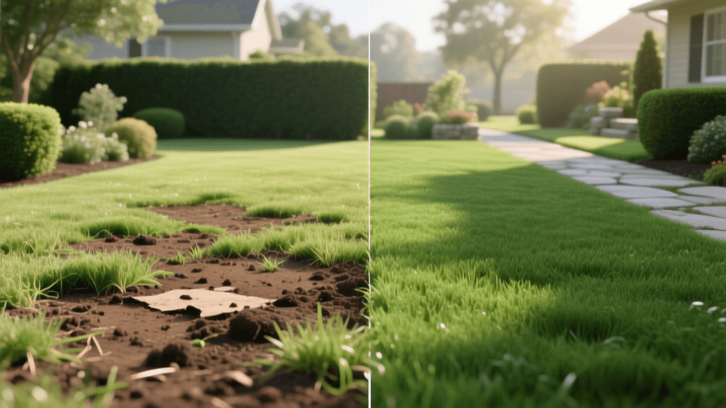 Lawn Grub Recovery: A Before and After Transformation Guide