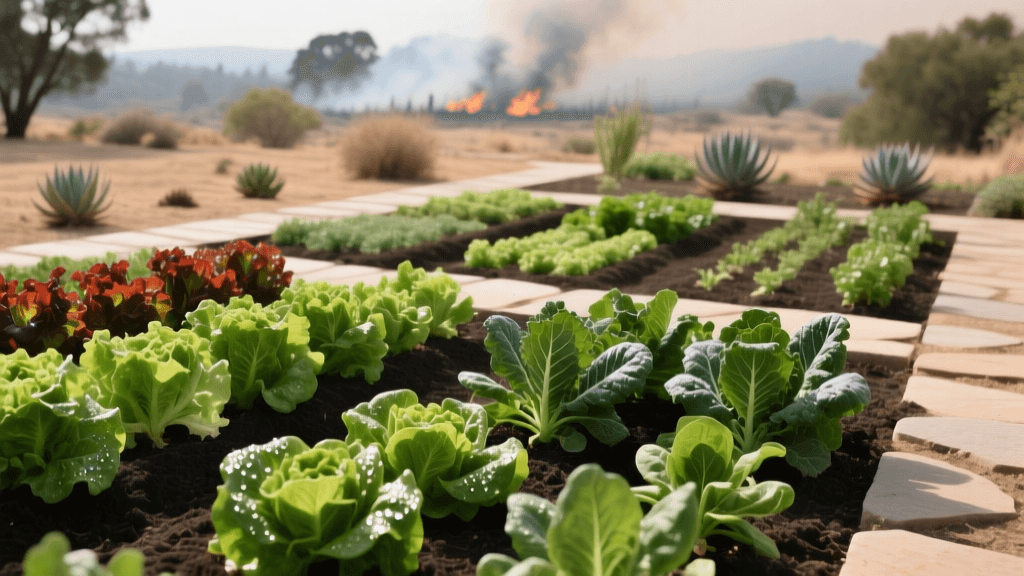 Fire-Safe Succession Planting: Lettuce, Spinach & Kale 2026