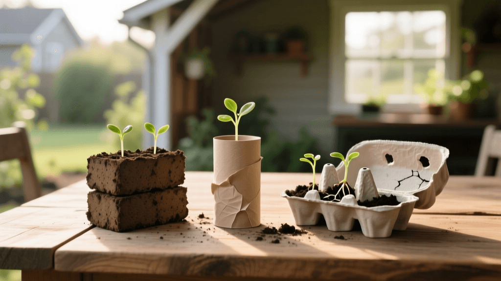 Viral Seed Starting Hacks: Soil Blocks & Upcycled Trays