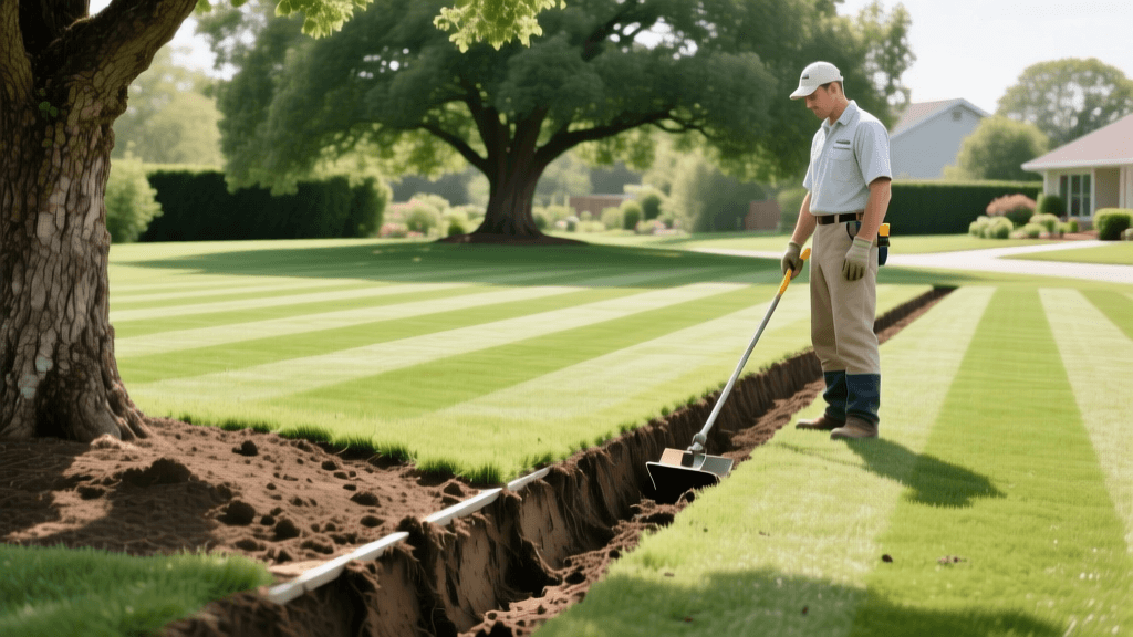Oak Wilt Trenching: Save Lawn Striping Patterns 2026