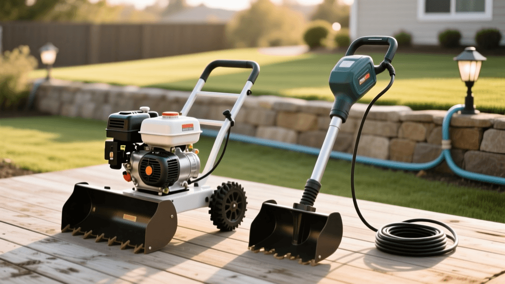 Gas vs Electric Trenchers: Hardscape & Lighting Guide