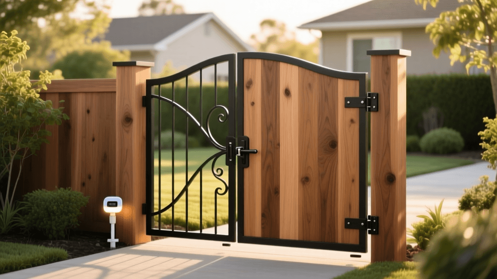 2026 Irrigation Planning: Cedar vs Wrought Iron Gates