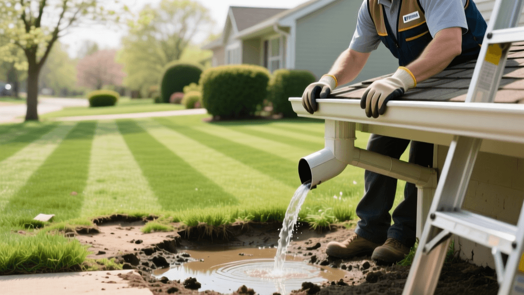 Spring Gutter Cleaning 2026: Save Your Striped Lawn