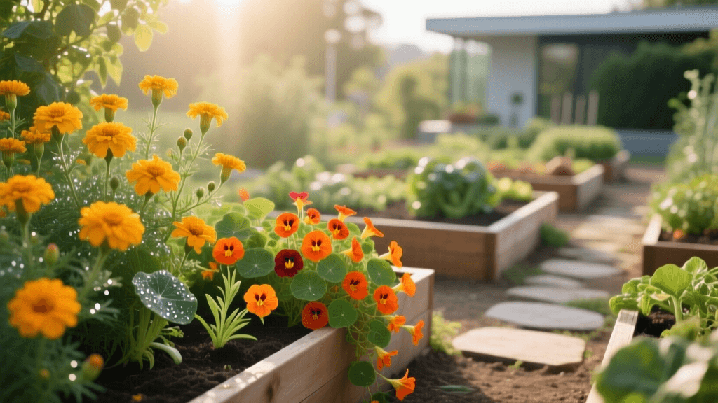 Foodscaping 2026: Marigold & Nasturtium Companion Guide