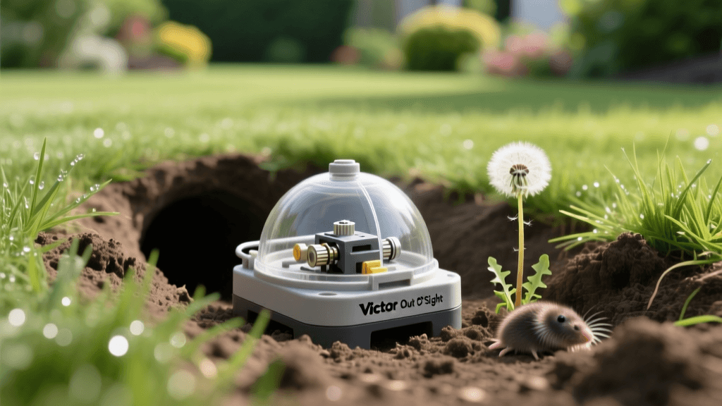 Victor Out O'Sight Mole Trap Placement Strategy 2026
