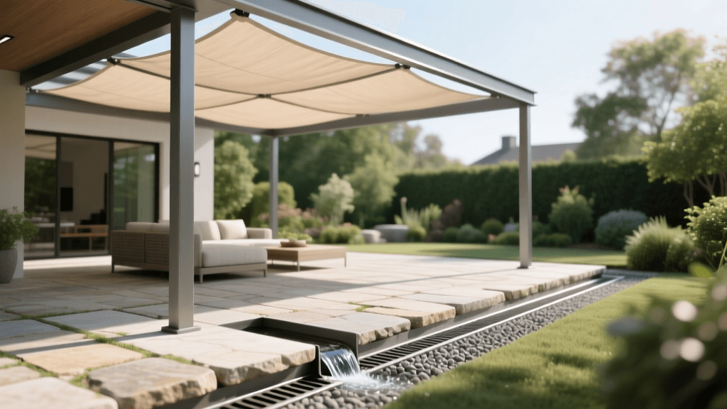French Drain Guide for Sunbrella Pergola Canopy 2026