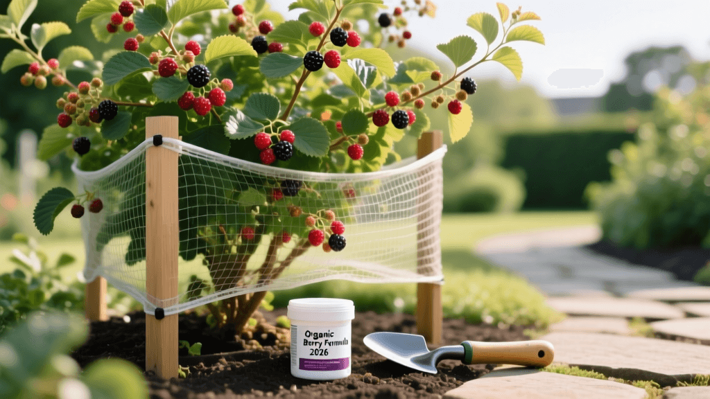 2026 Berry Bush Bird Netting & Fertilizer Schedule Guide
