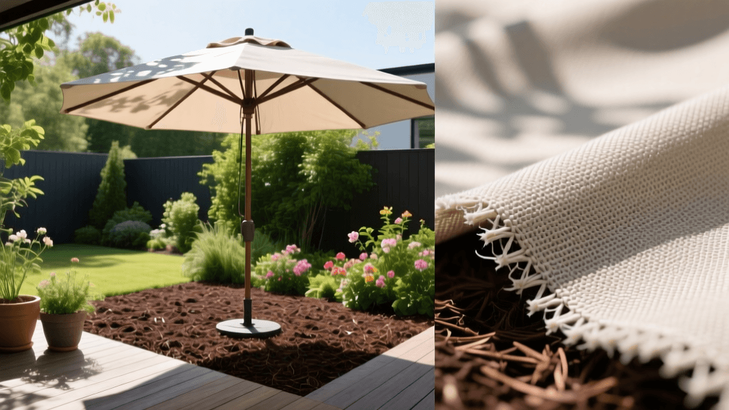 Sunbrella vs Polyester Umbrellas & Mulch UV Guide 2026