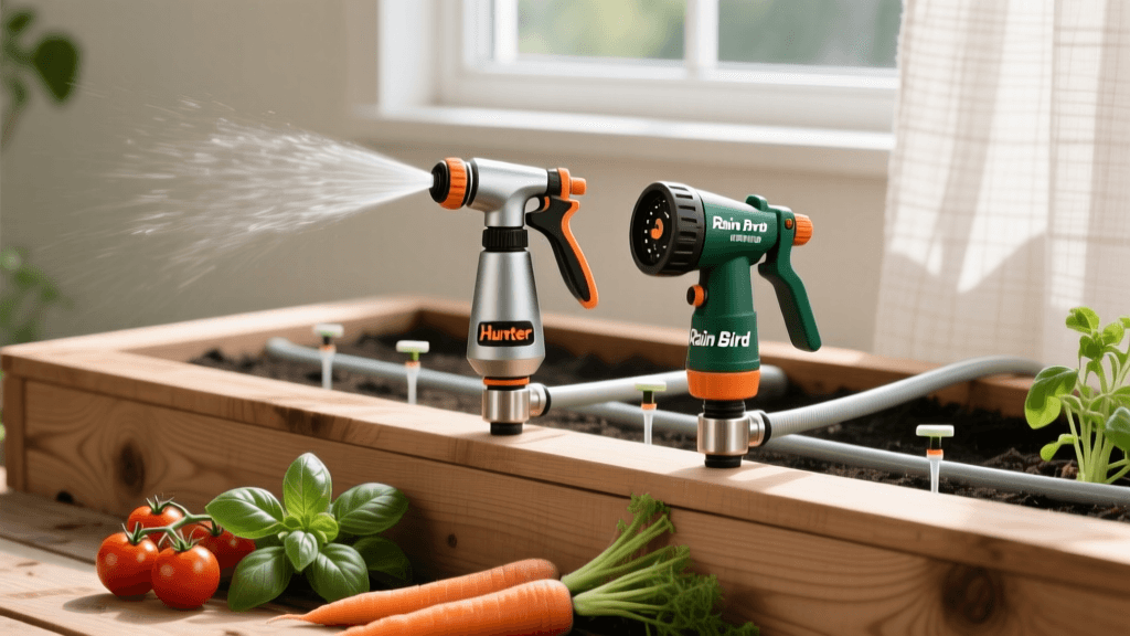 Hunter Pro Spray vs Rain Bird 1800: Raised Bed Guide 2026