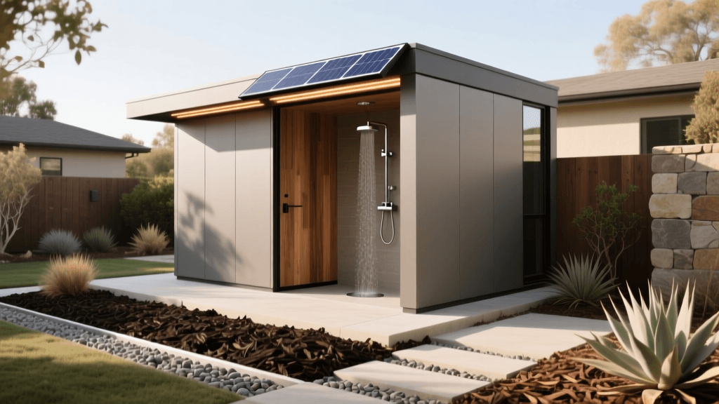 2026 Solar Shower Enclosure: Best Mulch & Drainage Methods