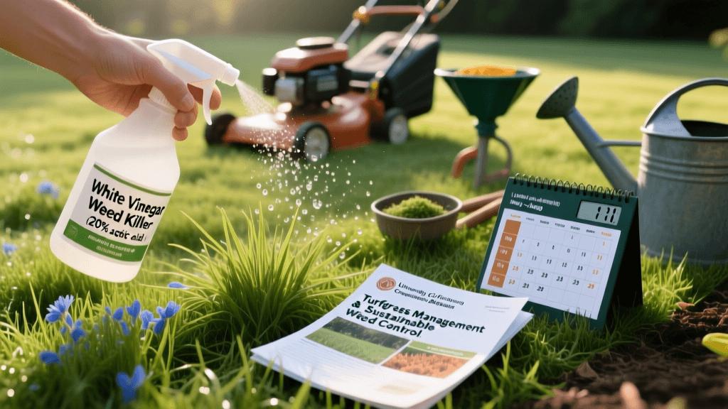 Organic Lawn Weed Control With Vinegar Solution
