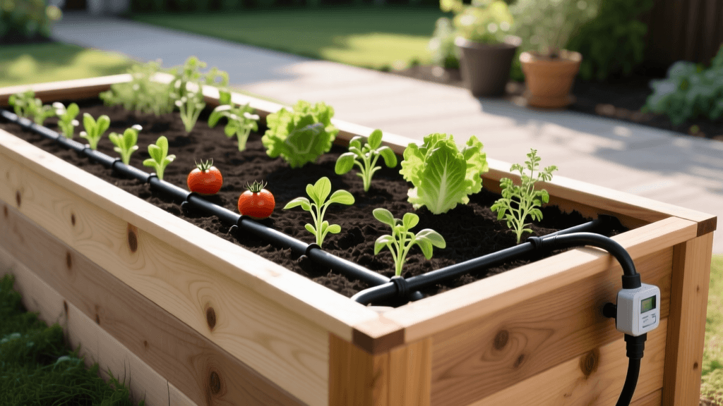 Build a Cedar Raised Planter Box with Drip Irrigation 2026