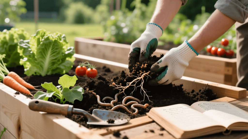 Organic Raised Bed Soil Mix Recipe for Thriving Vegetables