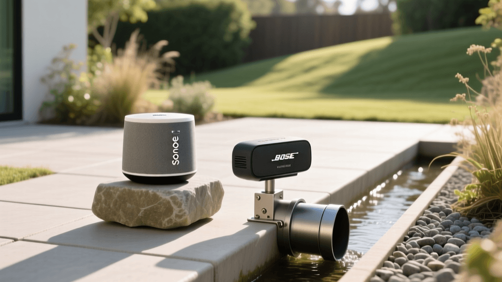 2026 Sonos Move vs Bose Flex Setup Near Drainage Pipes