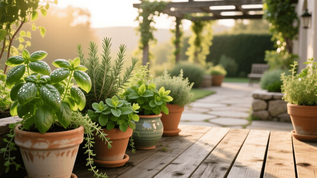 Design a Stunning Patio Herb Garden for Entertaining