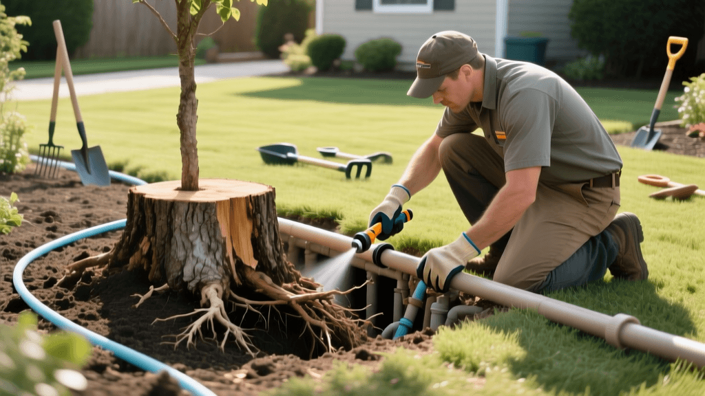 2026 Tree Removal & Stump Grinding Costs Near Irrigation Lines