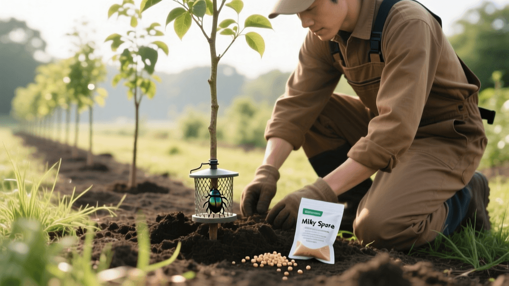 2026 Tree Planting Guide: Milky Spore & Beetle Traps