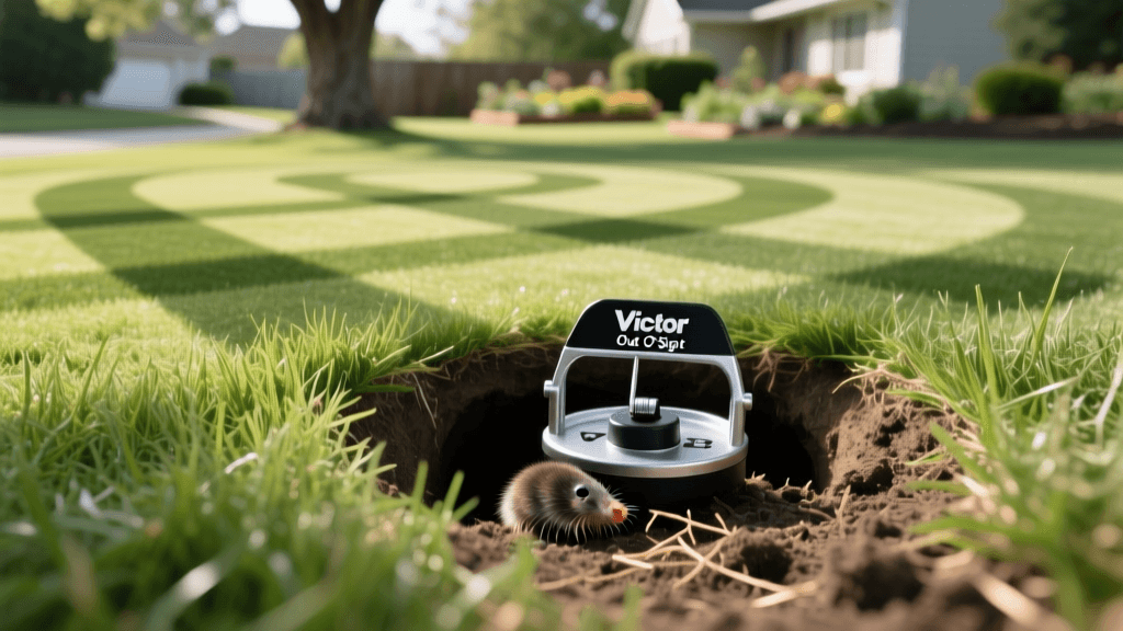 Victor Out O'Sight Mole Trap Placement & Mowing Hacks 2026
