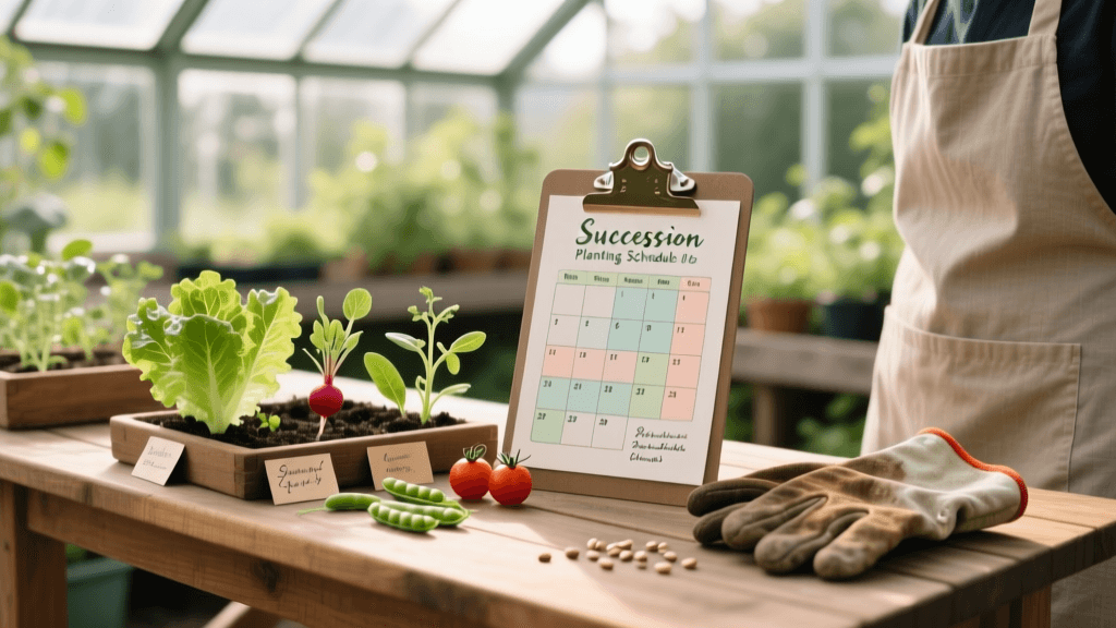 Spring Succession Planting Schedule for Continuous Harvests