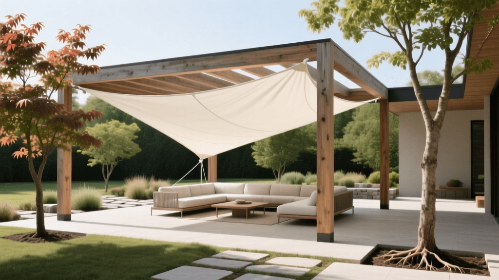 2026 Pergola Sunbrella Sail Canopy Tree Planting Guide