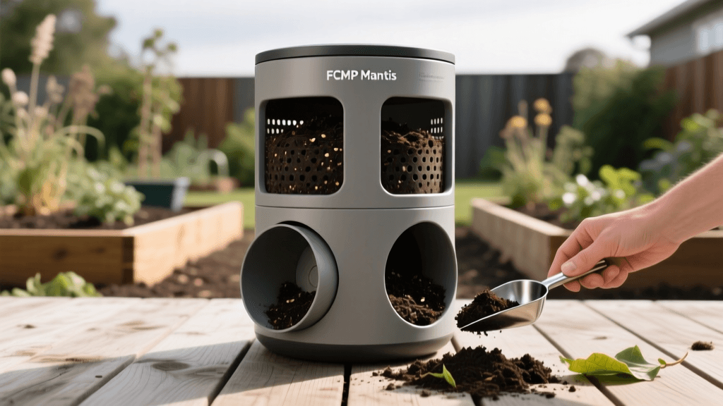 FCMP vs Mantis Dual-Chamber Compost Tumblers 2026: Aeration Guide