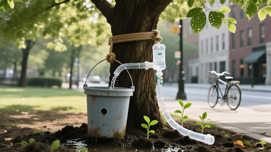 Viral Tree Watering Hacks: Do Slow Drip Buckets Really Work
