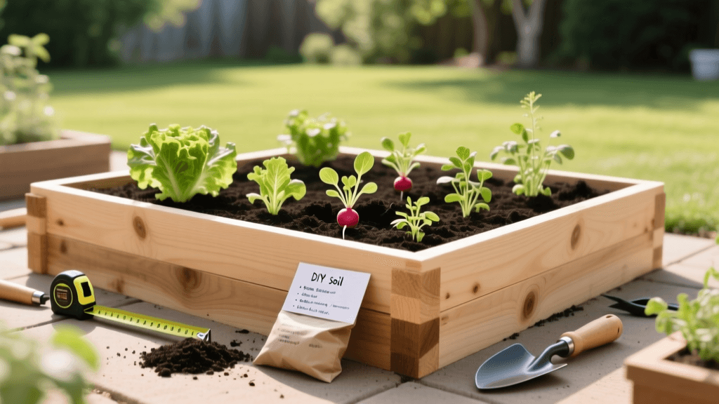 Budget Raised Bed Vegetable Garden: Cost Breakdown