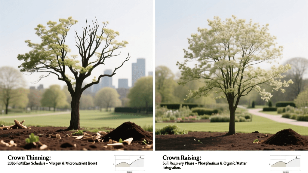 Crown Thinning Vs Raising: 2026 Fertilizer Schedules