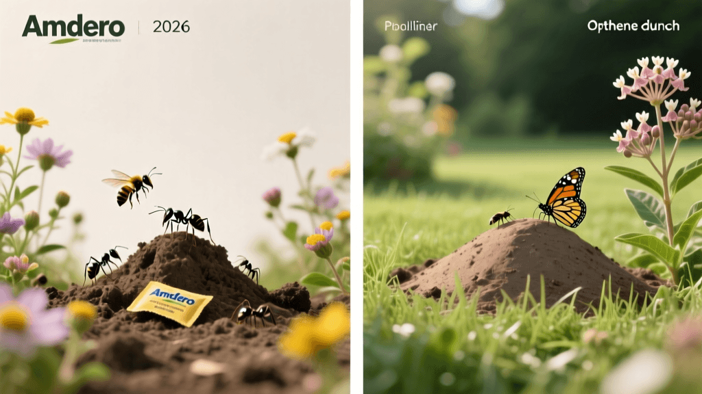 Fire Ant Control 2026: Amdro Bait vs Orthene Drench for Pollinators