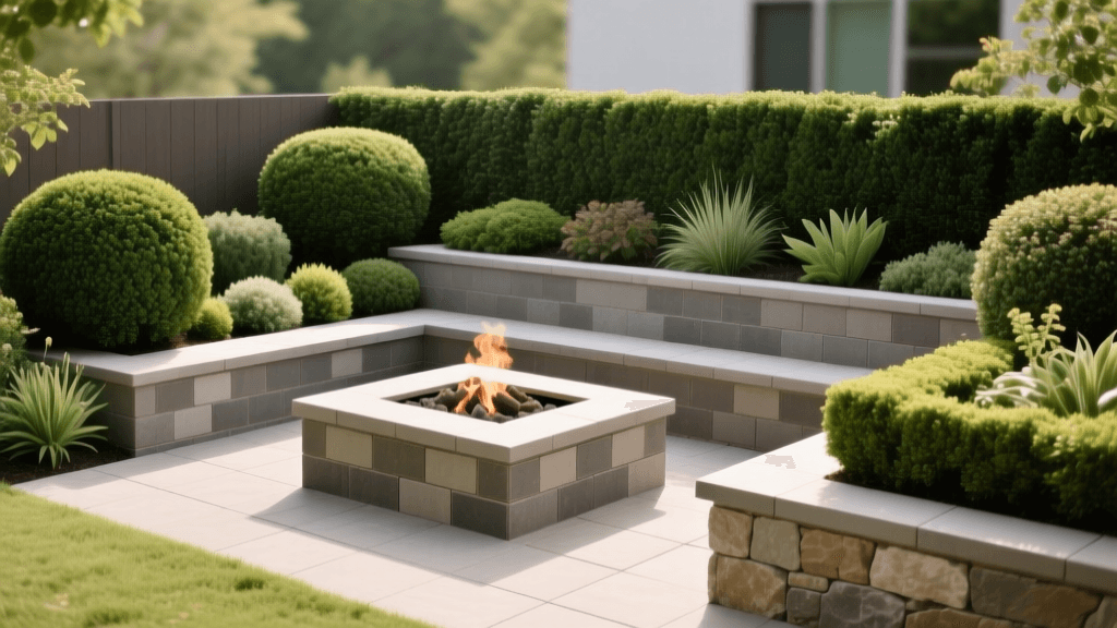 Pruning Plants Around Unilock Fire Pits & Seating Walls 2026
