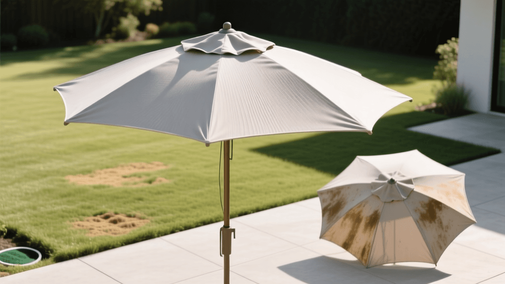 2026 Sunbrella vs Polyester Umbrellas: UV & Fertilizer Guide