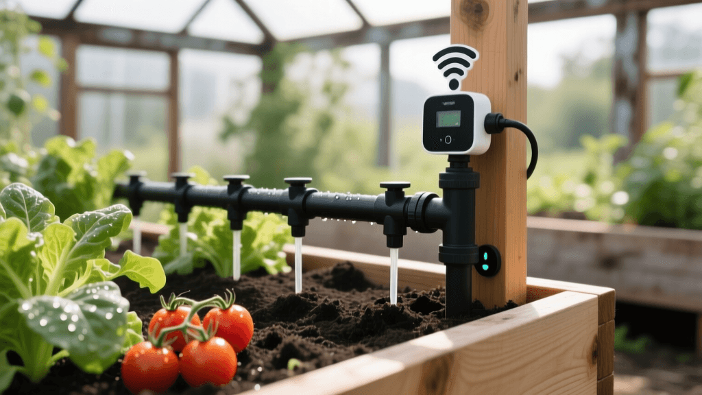 Smart Garden Automation: Raised Bed Irrigation Setup