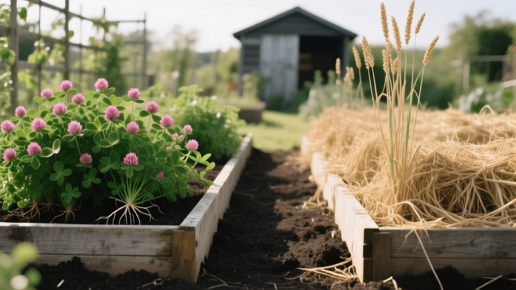 Crimson Clover vs Winter Rye: 2026 Raised Bed Cover Crop Guide