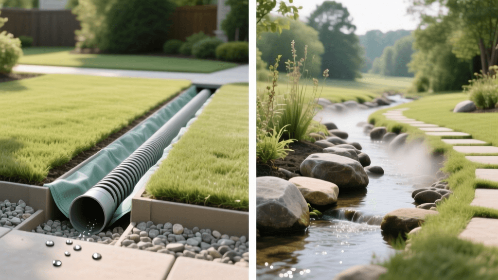 French Drain vs Dry Creek Bed: Which Drainage is Best?