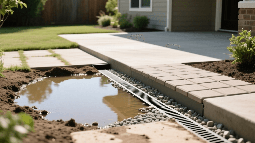 How to Diagnose and Fix Patio Drainage and Water Pooling
