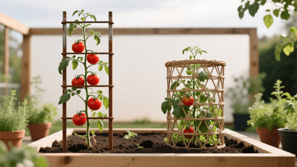 Tomato Cage vs Trellis: Best Raised Bed Support 2026
