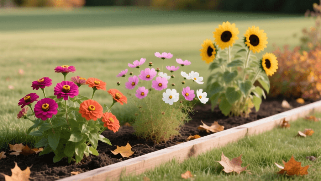 Zinnia vs Cosmos vs Sunflower: 2026 Fall Lawn Care