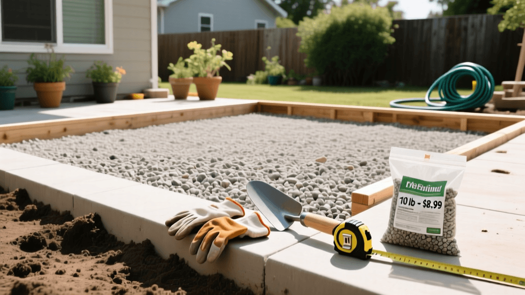 How to Build a Budget DIY Gravel Patio This Weekend