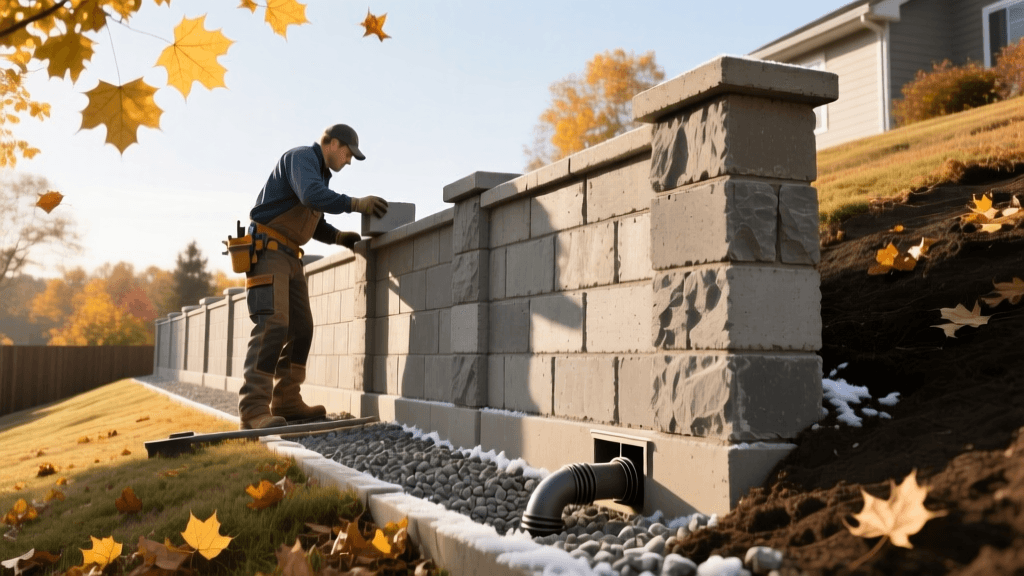 Build Versa-Lok Retaining Walls in Fall 2026: Expert Guide