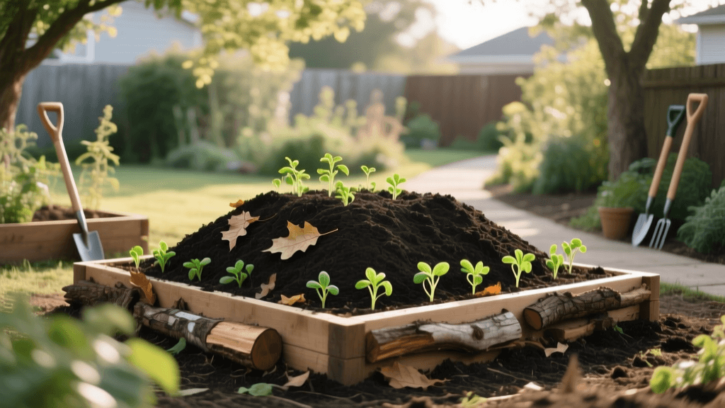 Hügelkultur Raised Beds: Sustainable Soil & Water Savings