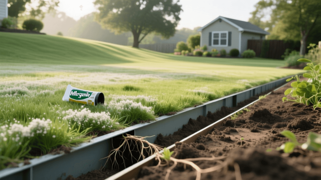 Milorganite Spring Fertilization After French Drain Install 2026