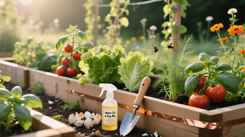 Chemical-Free Pest Control for Raised Bed Vegetable Gardens