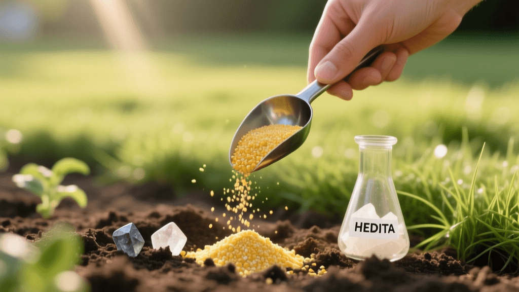 Sustainable Weed Control: Corn Gluten Meal and Iron HEDTA